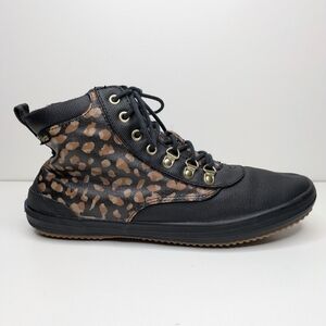 Keds Scout Boot High Top Cheetah Animal Lace Up Water Resistant Women's Size 9.5